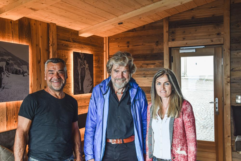 Reinhold Messner bei uns zu Besuch