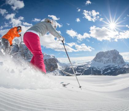 Skiing holidays at the Seiser Alm