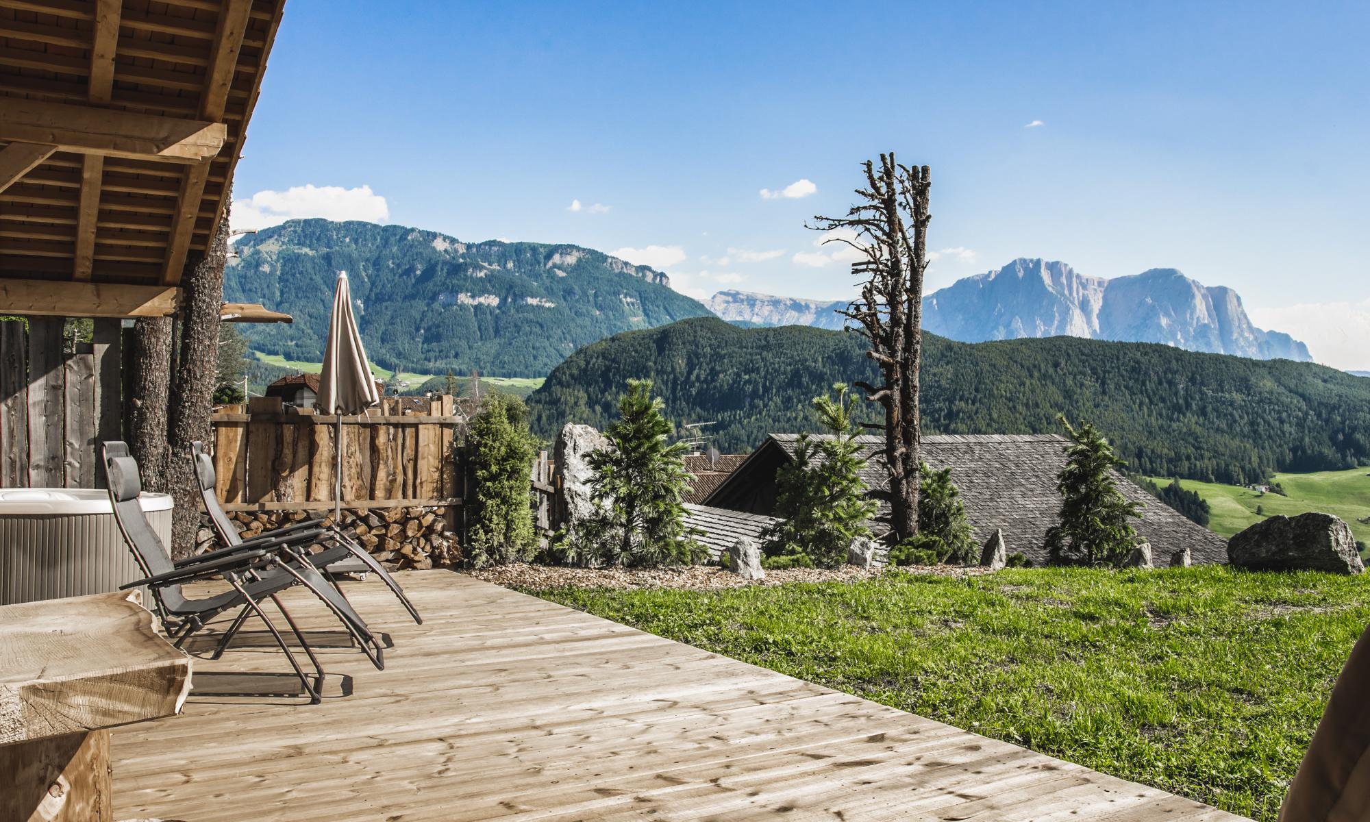 Private Terrasse - Chalet Südtirol