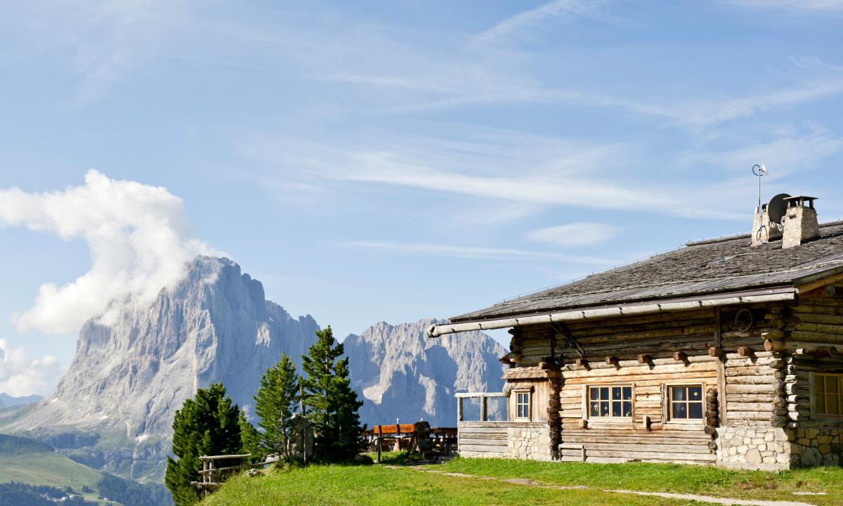 Danielhütte in den Dolomiten