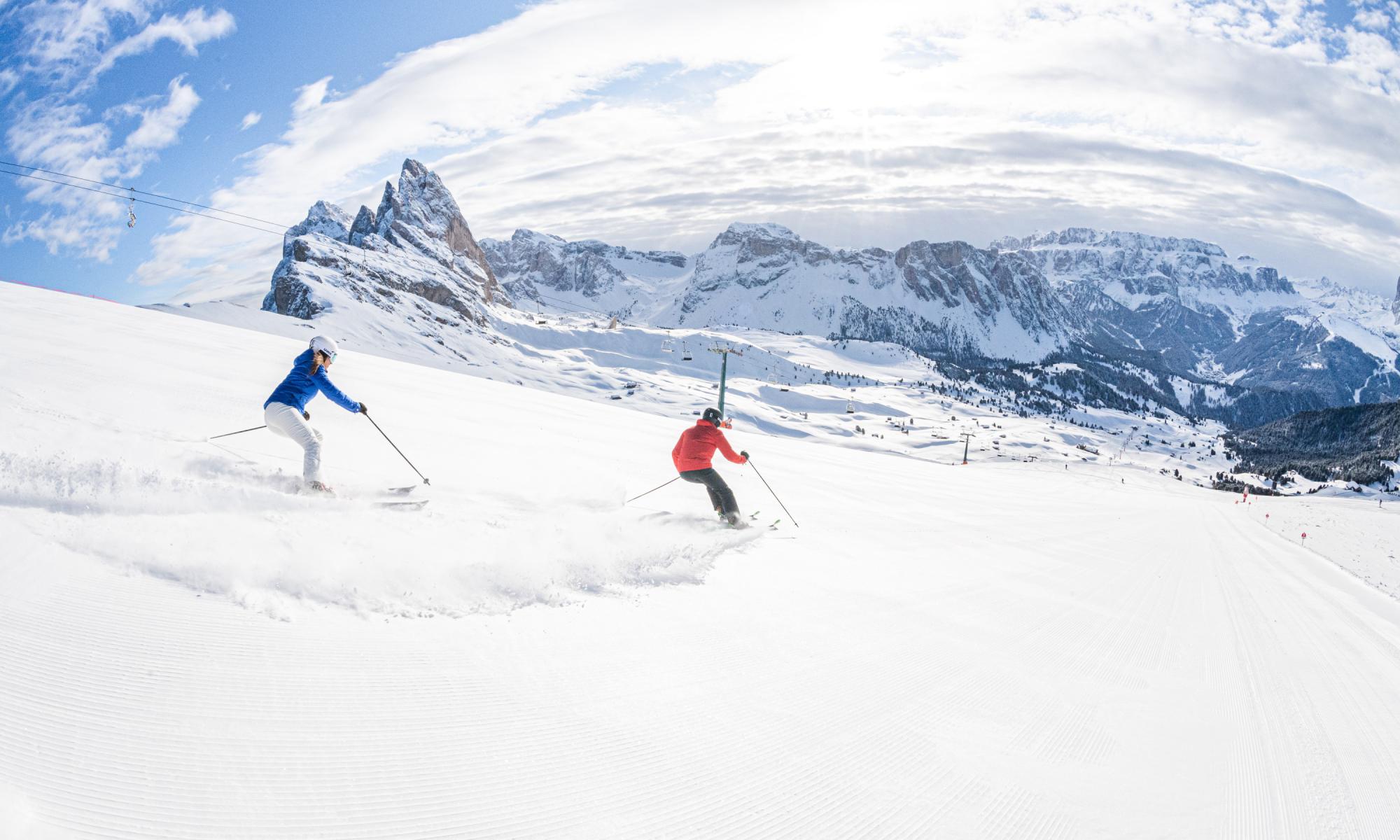 Skiing holidays at the Seiser Alm