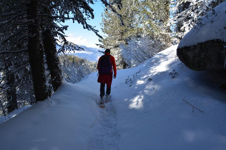 Schneeschuhwandern in Gröden